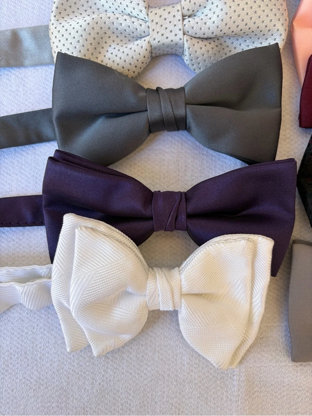 Bundle of 10 assorted pre made bow ties combo 17